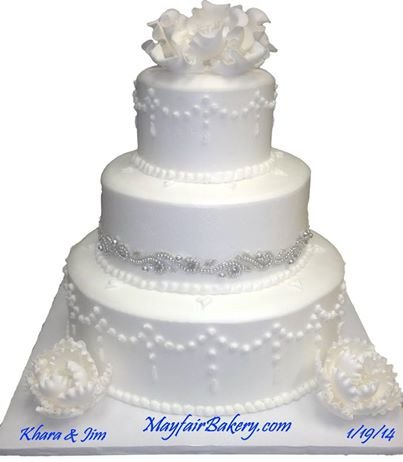 Cake Khara - For Khara and Jim. This is also the &quot;before and after&quot; cake in this gallery.